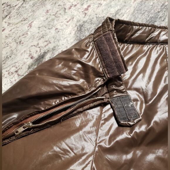 Penny's vintage snow pants brown British Crown‎ Colony of Hong Kong label LG - Picture 6 of 15